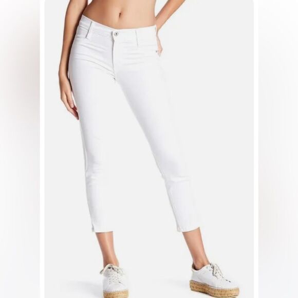 JAMES Jeans, white Twiggy Crop, size 28 - Picture 1 of 6